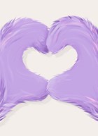 Heart Fluffy Hands